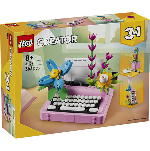 Picture of LEGO Creator 31169 Typewriter with Flowers